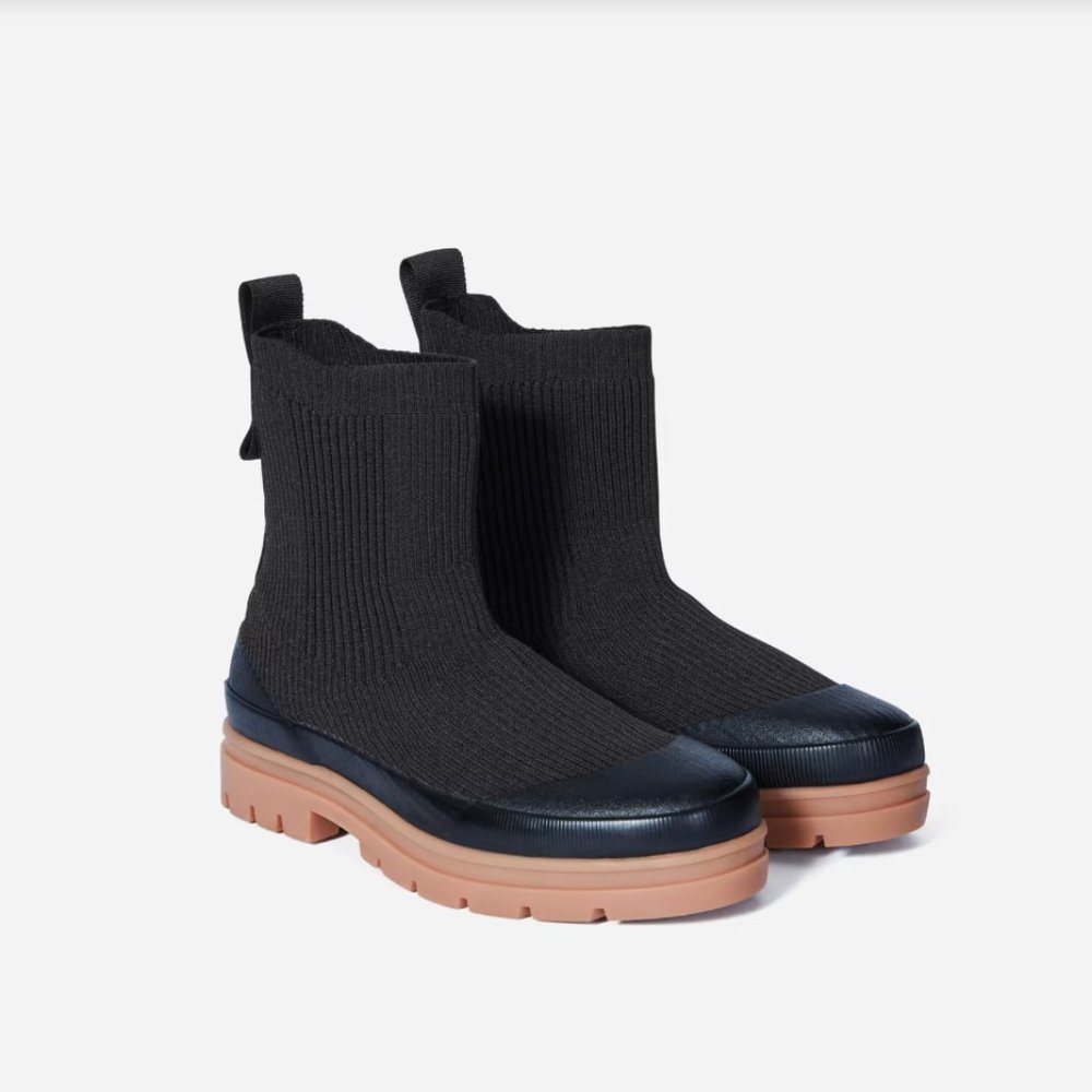 Everlane The Utility Boot in ReKnit size 6.5 in Washed Charcoal